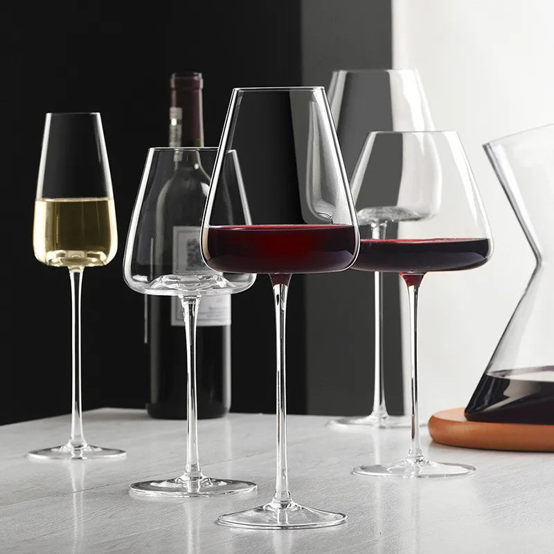 Handmade Lead-Free Crystal Wine and Champagne Glasses, Sets of 2, 4 or 6, view 2