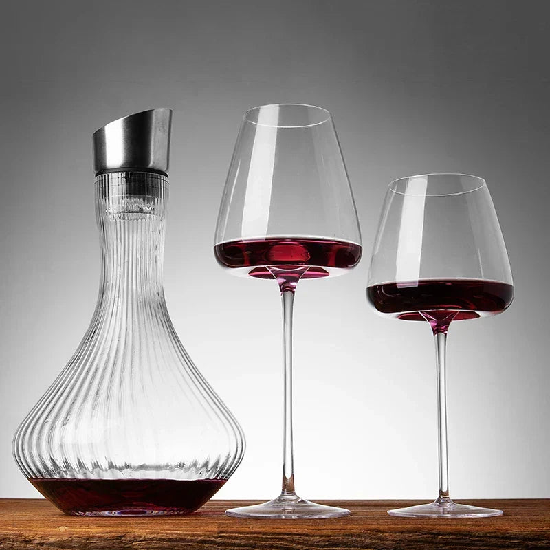Handmade Lead-Free Crystal Wine and Champagne Glasses, Sets of 2, 4 or 6