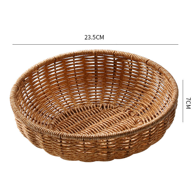 Handmade Natural Woven Fruit Bowl | Thrascher