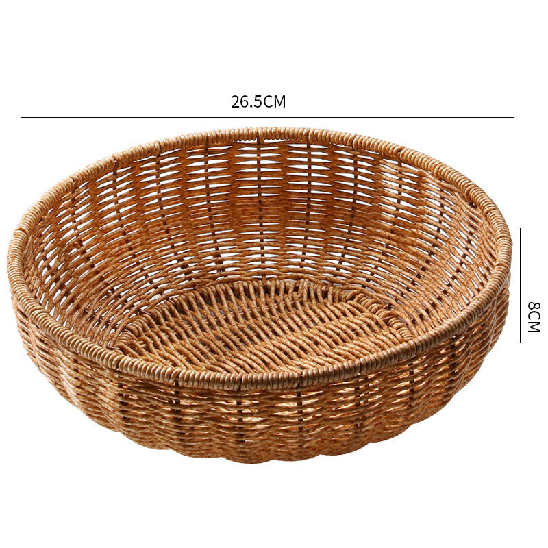 Handmade Natural Woven Fruit Bowl | Thrascher