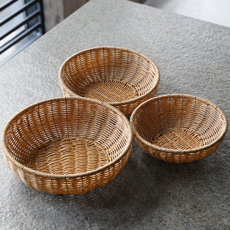 Handmade Natural Woven Fruit Bowl | Thrascher