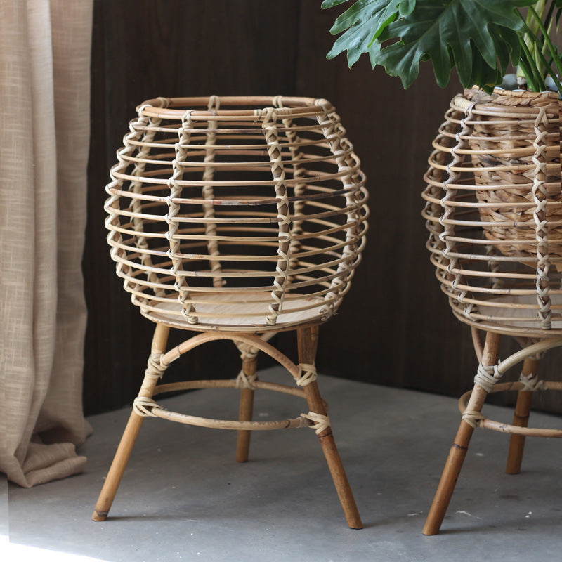 Handmade Rattan Stool | Thrascher