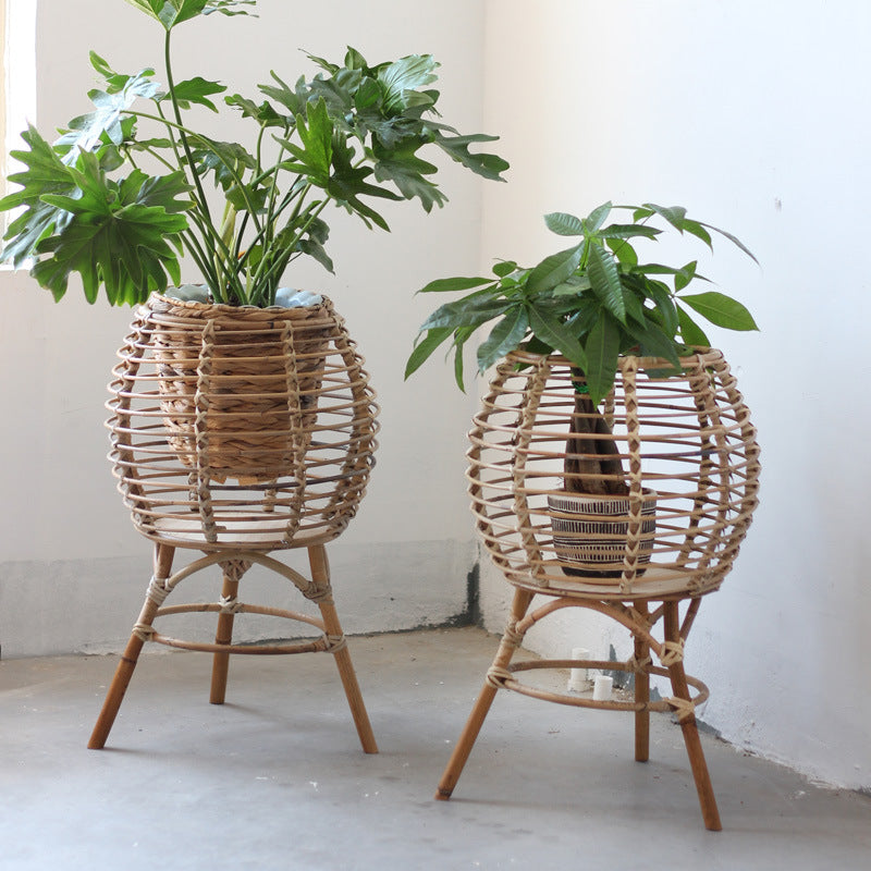 Handmade Rattan Stool | Thrascher