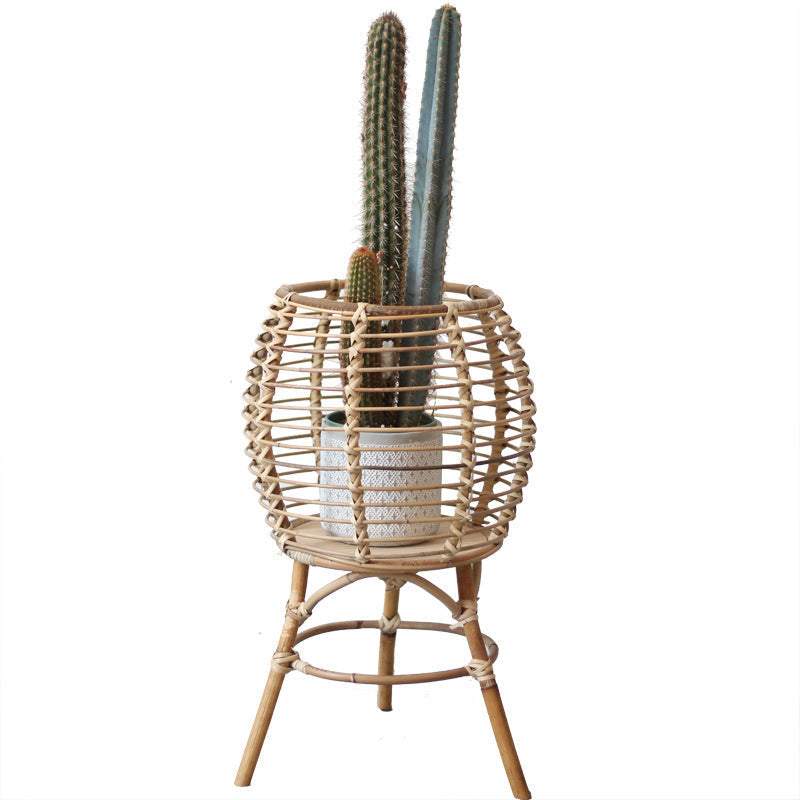 Handmade Rattan Stool | Thrascher