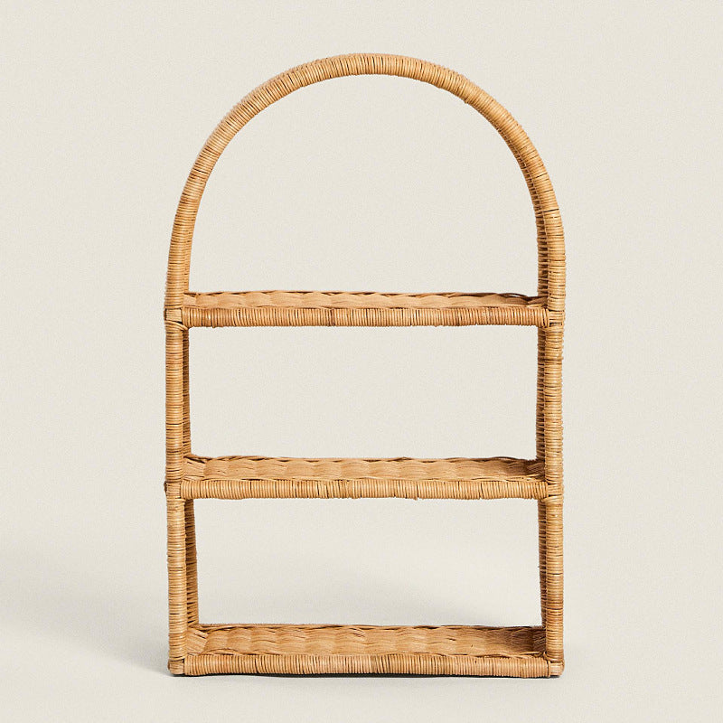 Handmade Shelf made of Woven Rattan | Thrascher