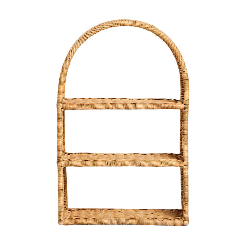 Handmade Shelf made of Woven Rattan | Thrascher
