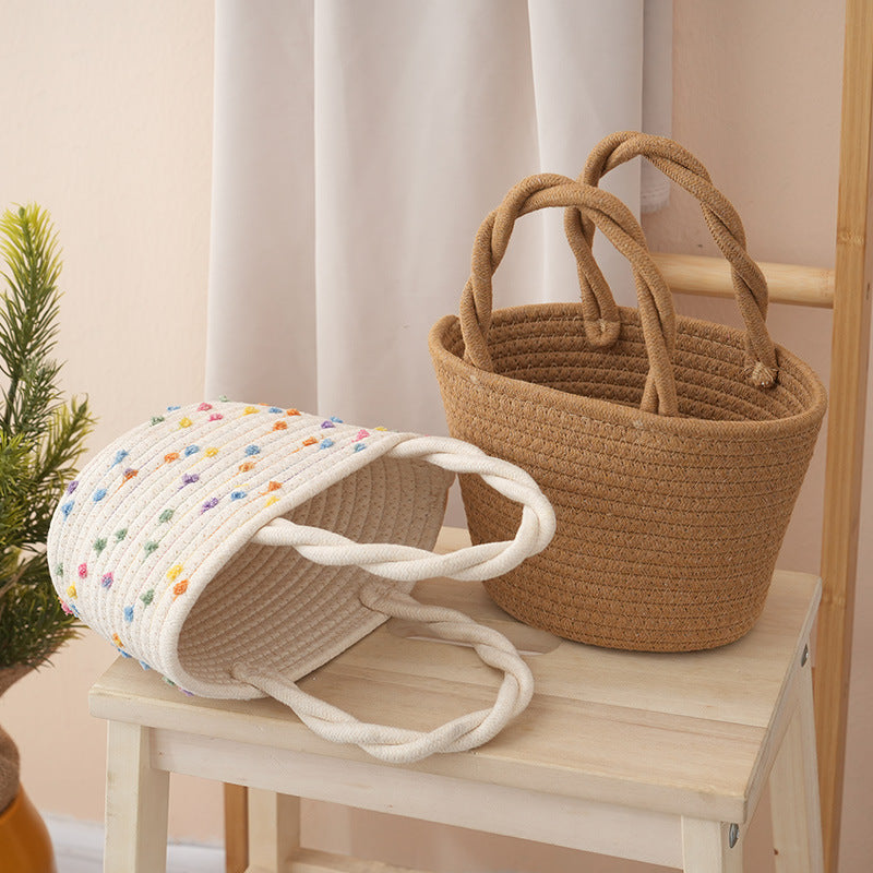 Handmade Wicker Bag Woven Natural Fiber Soft Textile | Thrascher