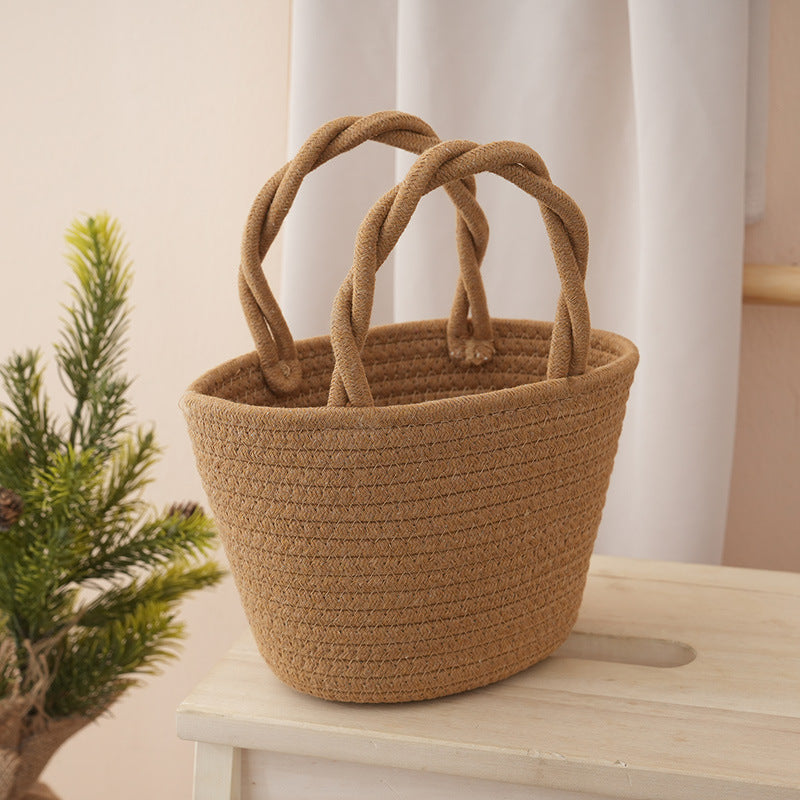 Handmade Wicker Bag Woven Natural Fiber Soft Textile | Thrascher