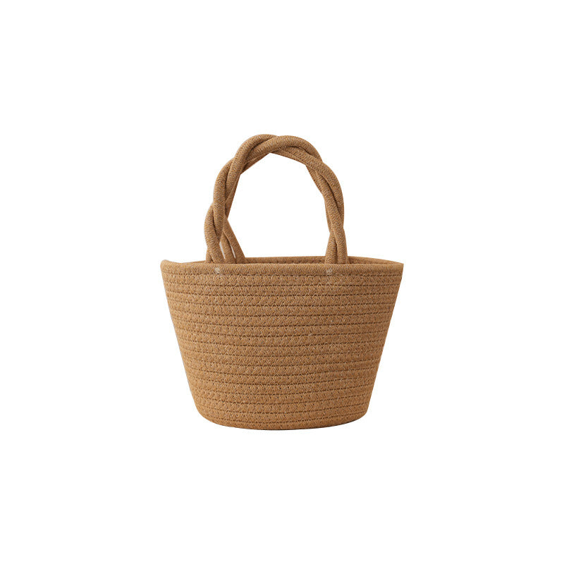 Handmade Wicker Bag Woven Natural Fiber Soft Textile | Thrascher