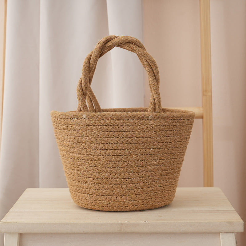 Handmade Wicker Bag Woven Natural Fiber Soft Textile | Thrascher