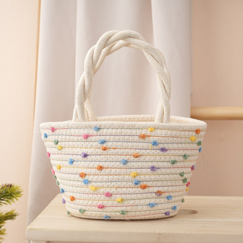 Handmade Wicker Bag Woven Natural Fiber Soft Textile | Thrascher