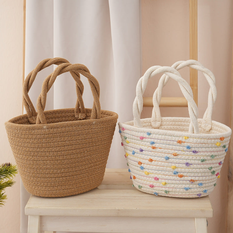 Handmade Wicker Bag Woven Natural Fiber Soft Textile | Thrascher