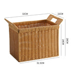 Handmade Woven Storage Basket Dark Brown | Thrascher
