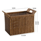 Handmade Woven Storage Basket Dark Brown | Thrascher