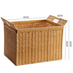 Handmade Woven Storage Basket Dark Brown | Thrascher