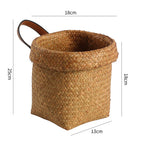 Handmade Woven Storage Basket Large Medium | Thrascher