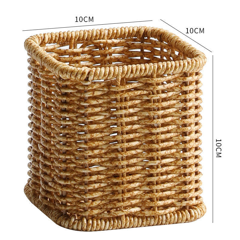 Handmade Woven Storage Basket Light | Thrascher