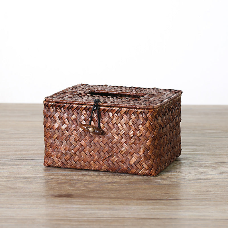 Handmade Woven Tissue Box Cover | Thrascher
