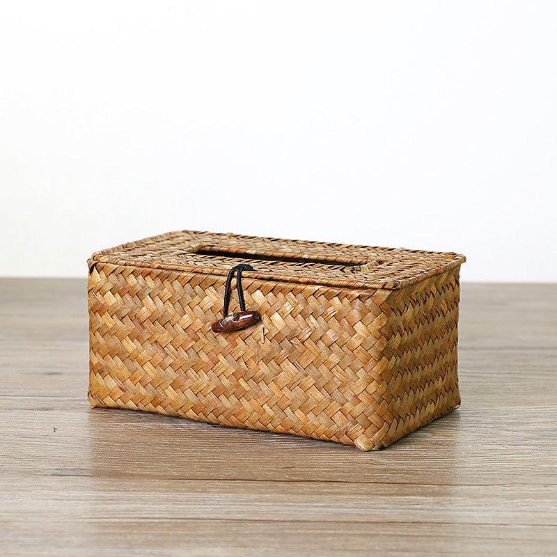 Handmade Woven Tissue Box Cover | Thrascher