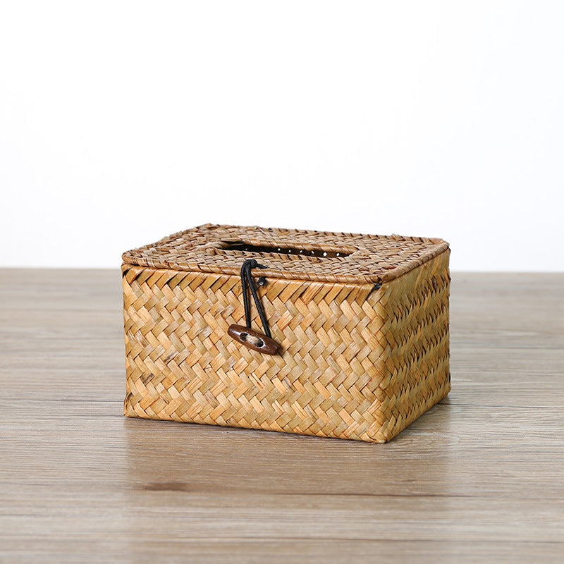 Handmade Woven Tissue Box Cover | Thrascher