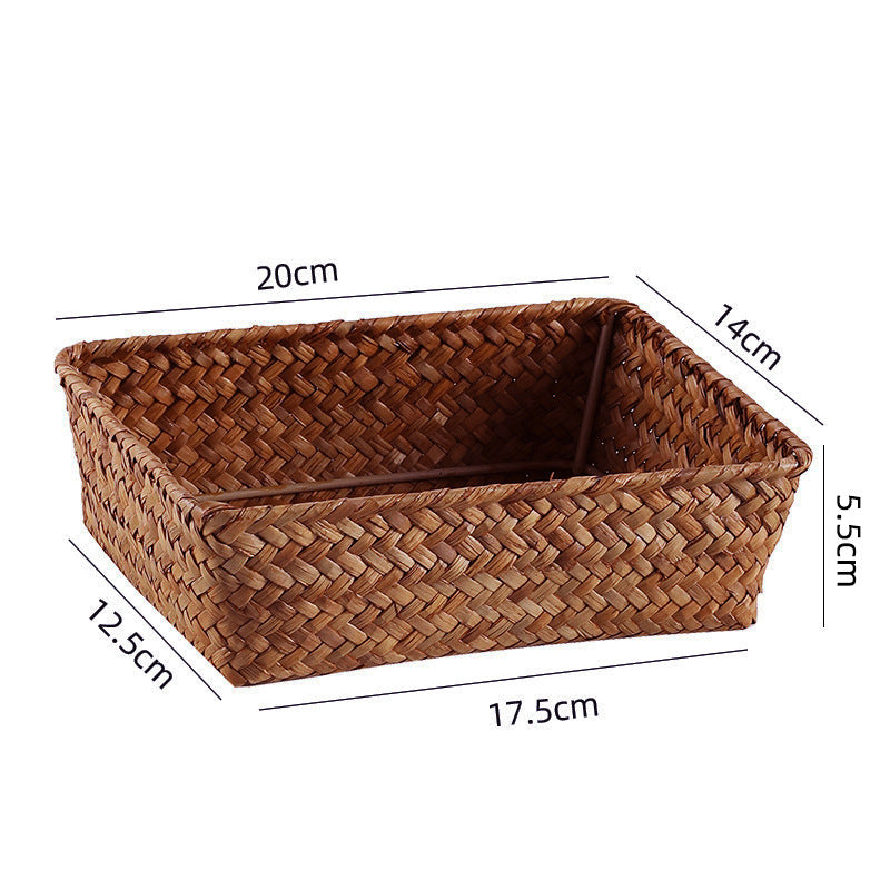 Handwoven Bamboo Storage Tray | Thrascher