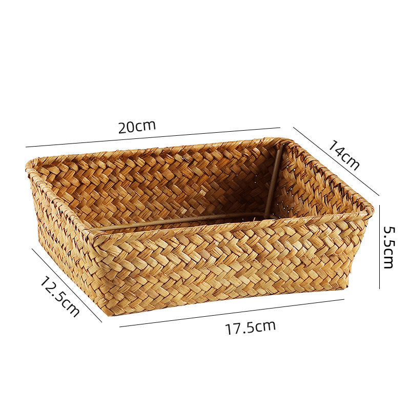 Handwoven Bamboo Storage Tray | Thrascher