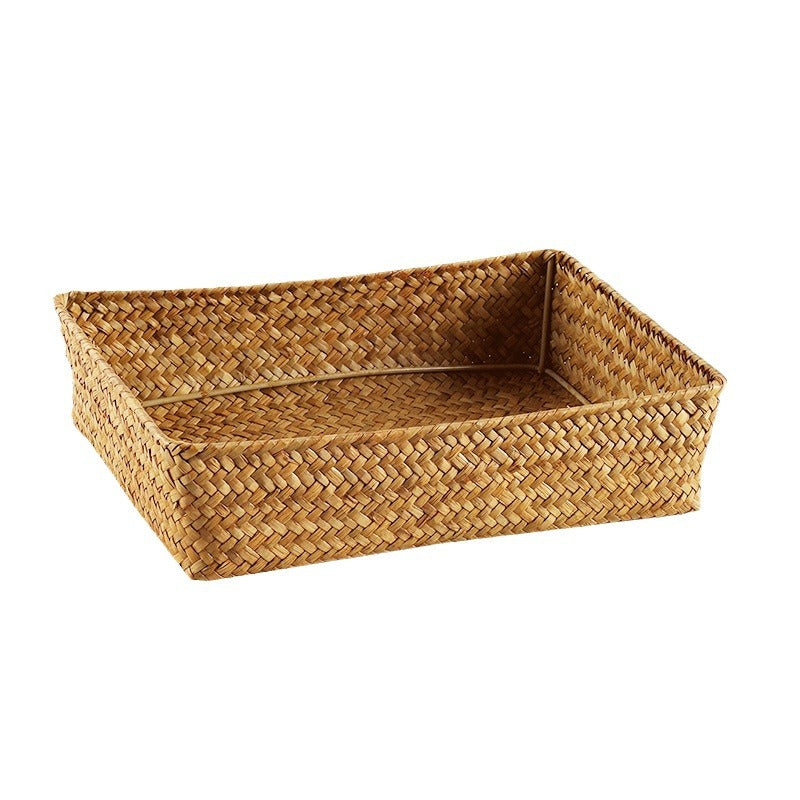 Handwoven Bamboo Storage Tray | Thrascher