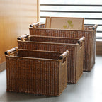 Handwoven Decorative Basket Light Brown | Thrascher