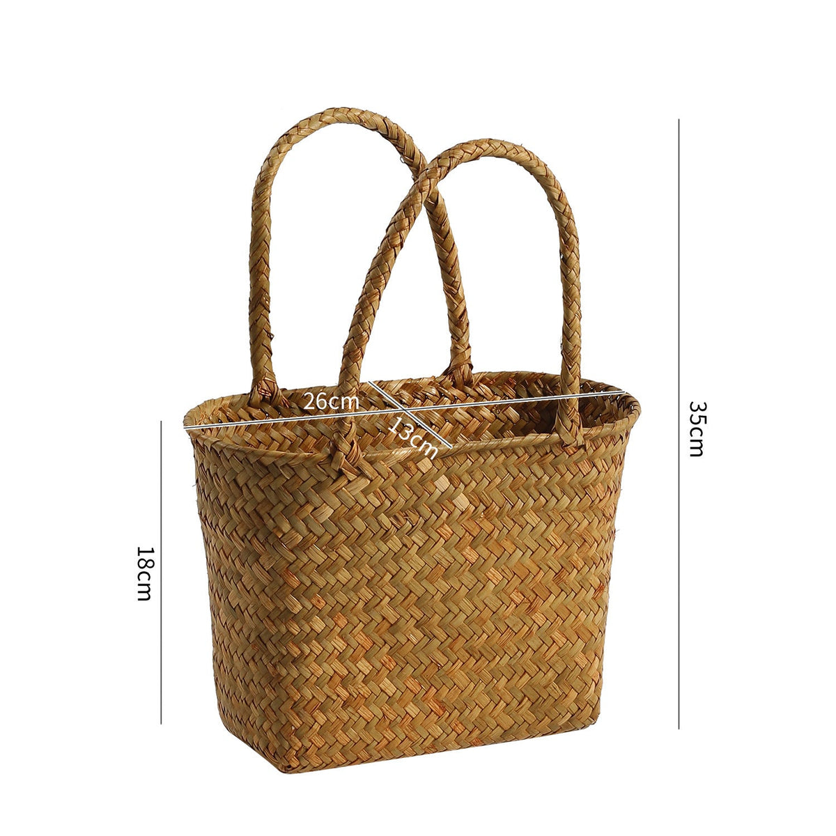 Handwoven Decorative Carry Basket | Thrascher