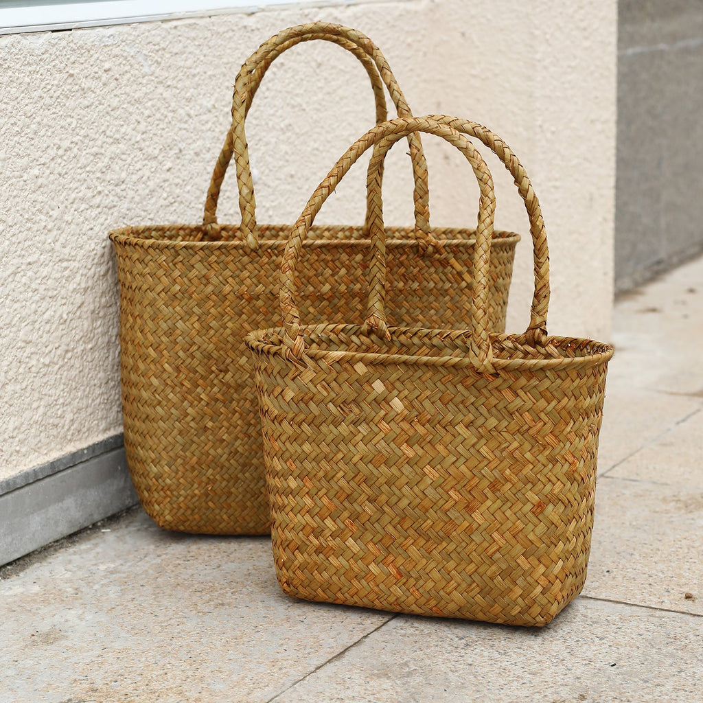 Handwoven Decorative Carry Basket | Thrascher