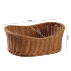 Handwoven Decorative Serving Basket | Thrascher