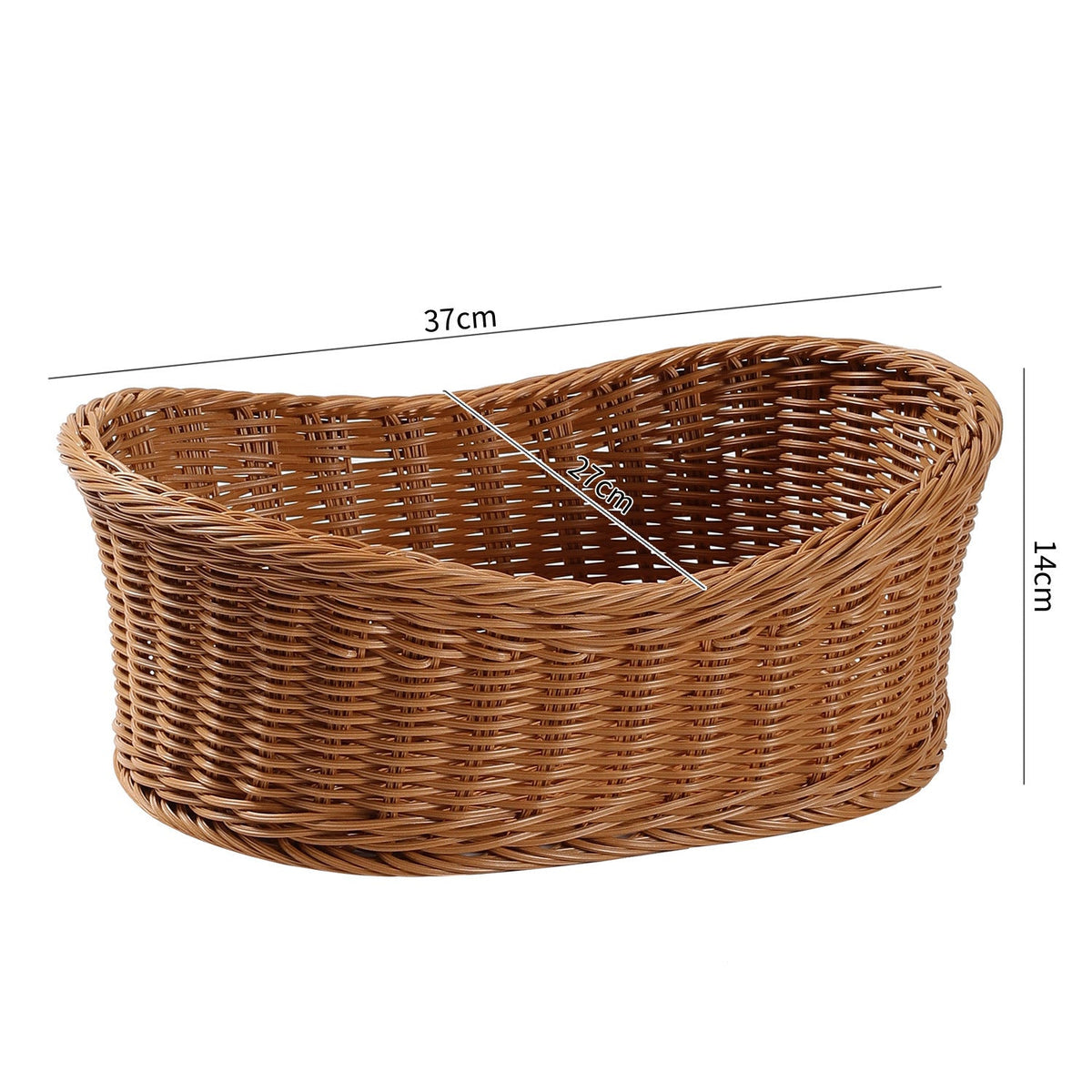 Handwoven Decorative Serving Basket | Thrascher