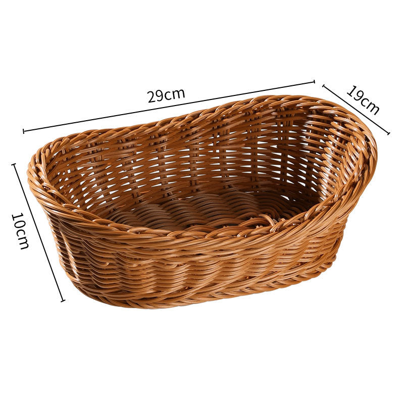 Handwoven Decorative Serving Basket | Thrascher