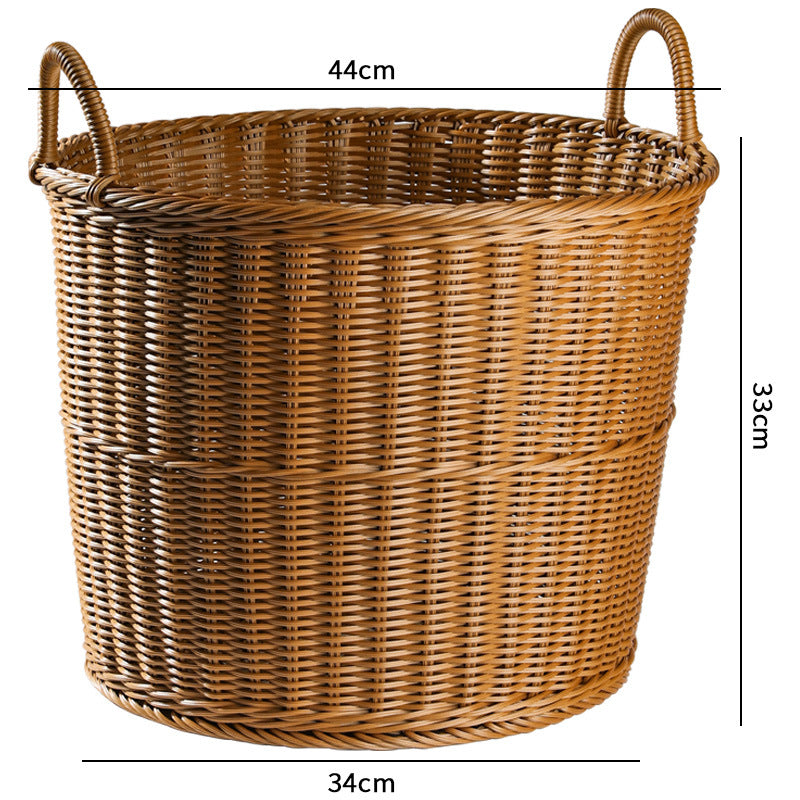 Handwoven Decorative Storage Basket Brown | Thrascher