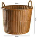 Handwoven Decorative Storage Basket Brown | Thrascher
