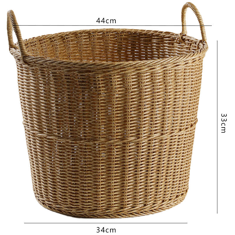Handwoven Decorative Storage Basket Brown | Thrascher