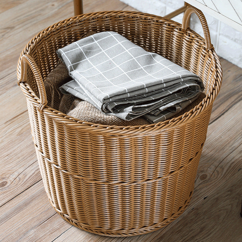 Handwoven Decorative Storage Basket Brown | Thrascher