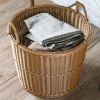 Handwoven Decorative Storage Basket Brown | Thrascher