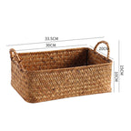 Handwoven Decorative Storage Basket Orange | Thrascher
