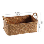 Handwoven Decorative Storage Basket Orange | Thrascher