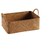 Handwoven Decorative Storage Basket Orange | Thrascher