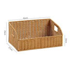Handwoven Decorative Storage Container Light Brown | Thrascher