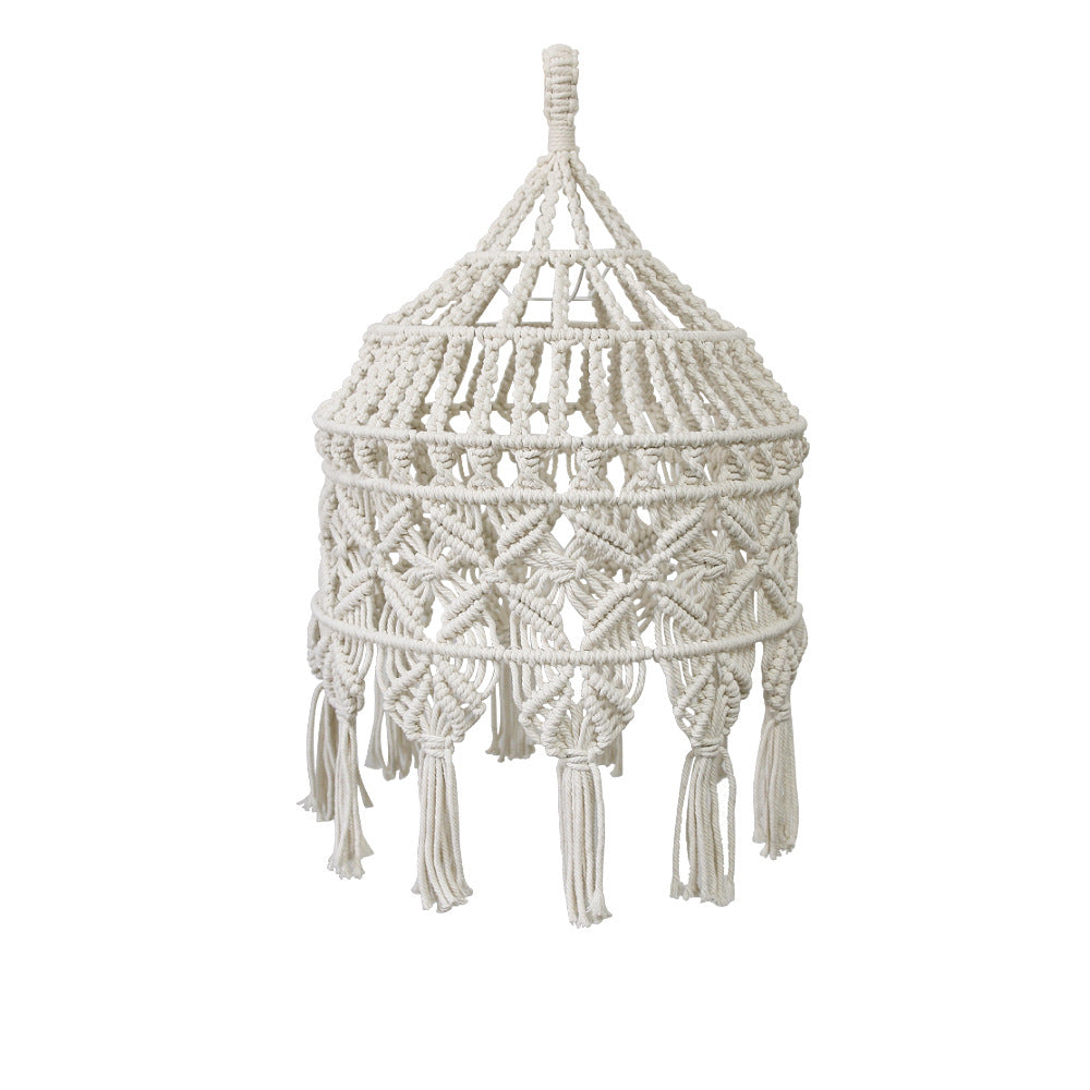 Handwoven Macrame Pendant Lamp | Thrascher