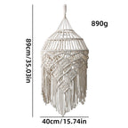 Handwoven Macrame Pendant Lamp | Thrascher