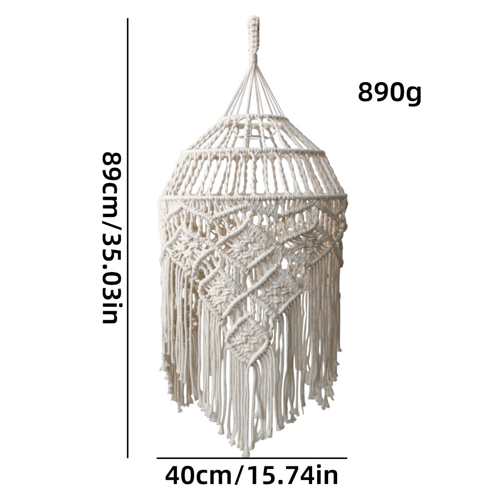 Handwoven Macrame Pendant Lamp | Thrascher