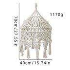 Handwoven Macrame Pendant Lamp | Thrascher