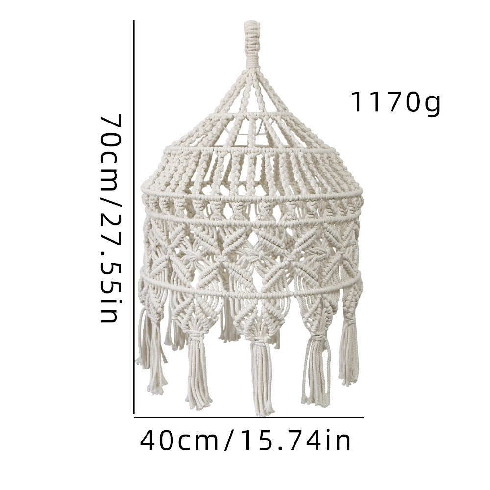 Handwoven Macrame Pendant Lamp | Thrascher