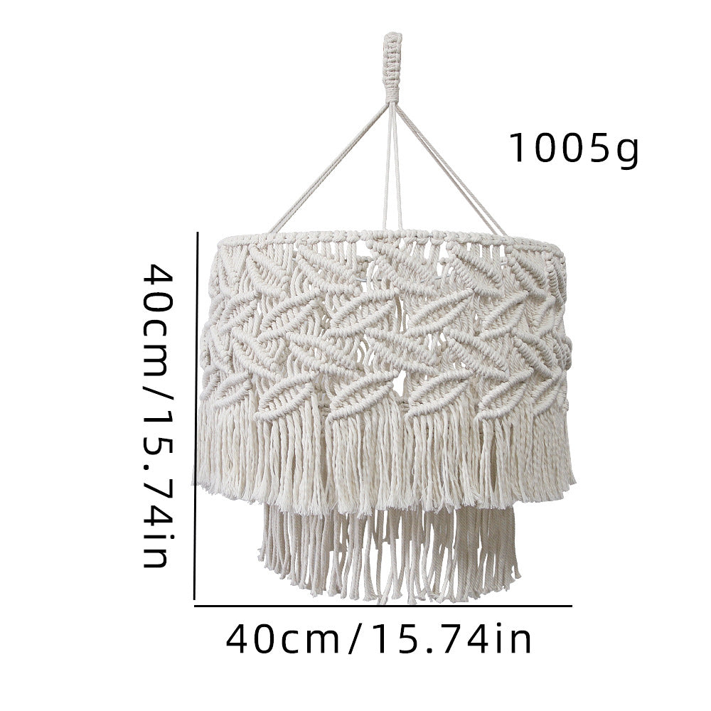 Handwoven Macrame Pendant Lamp | Thrascher