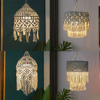 Handwoven Macrame Pendant Lamp | Thrascher