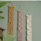 Handwoven Macrame Wall Decoration with Leaf Design | Thrascher